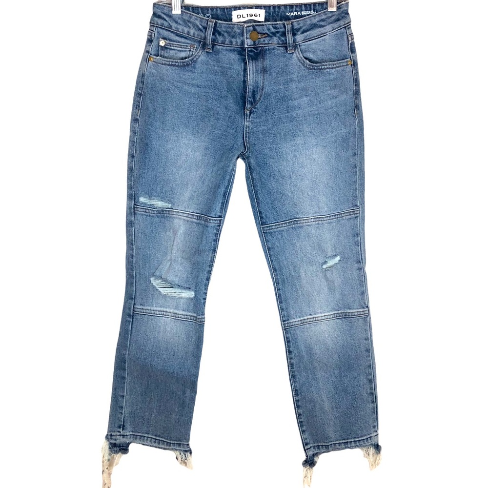 DL 1961 Mara Intasculpt Straight Ankle Jeans in Riptide